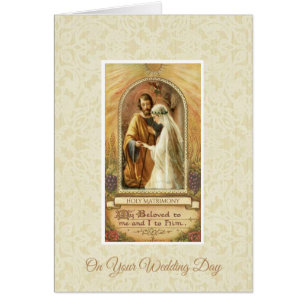 Catholic Wedding Blessed Virgin Mary Joseph