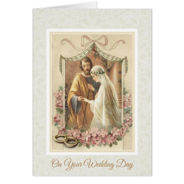 Catholic  Wedding Blessed Virgin Mary Joseph (Front)