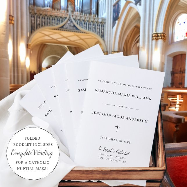 Catholic Wedding Ceremony Program Full Mass (Creator Uploaded)