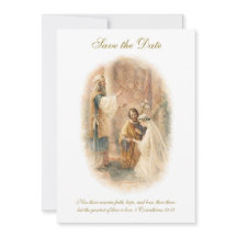 Catholic Wedding Elegant Save the Date
