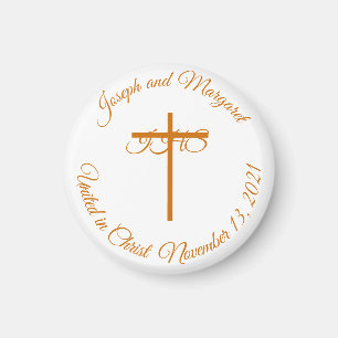 Catholic Wedding Favour Magnet