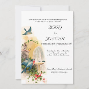 Catholic Wedding Invitation