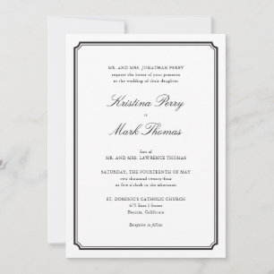 Catholic Wedding Invitation
