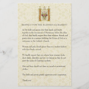 Catholic Wedding Modest Church Attire for Guests S Stationery