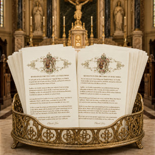 Catholic Wedding Modest Church Attire for Guests Stationery