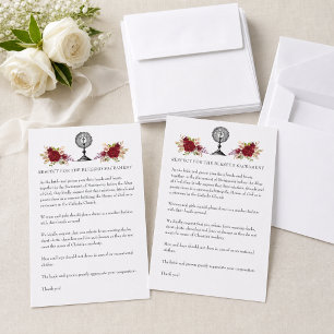 Catholic Wedding Modest Church Attire for Guests Stationery