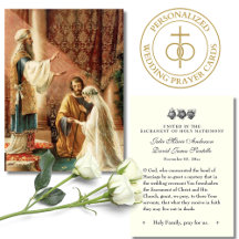 Catholic Wedding Prayer Betrothal Mary Joseph