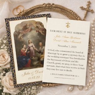Catholic Wedding Prayer Holy Family