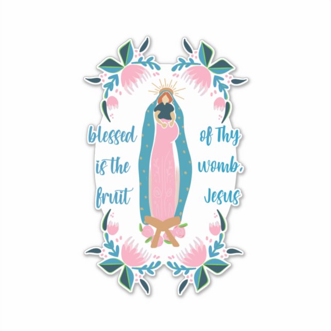 Catholic Woman Hail Mary Prayer (Front)