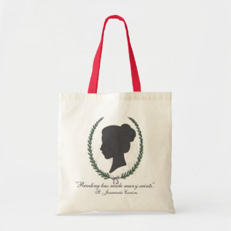 Catholic Women's Study logo tote with quote