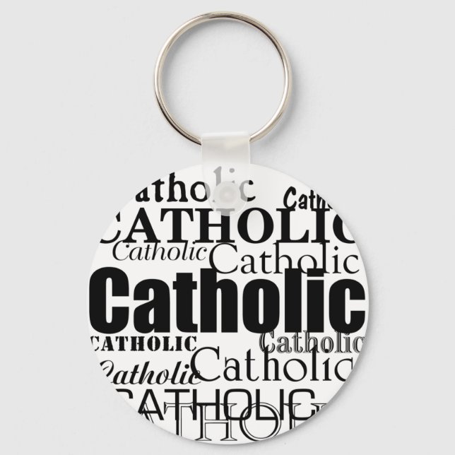Catholic Word Key Ring (Front)