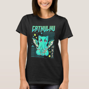 Cathulhu Funny Cat Cthulhu Pun T-Shirt