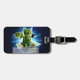 Cathulhu luggage tag