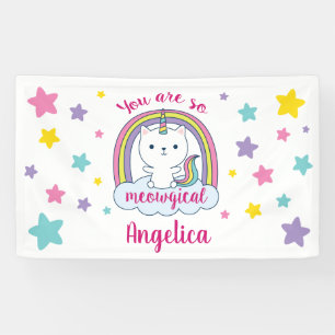 Caticorn   Banner   White