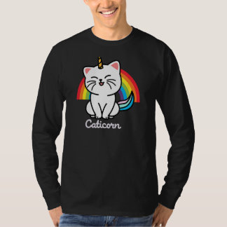 Caticorn Cat Unicorn Rainbow T-Shirt