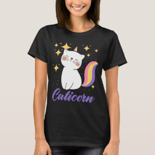 Caticorn Cute Cat With Unicorn Horn Gifts T-Shirt