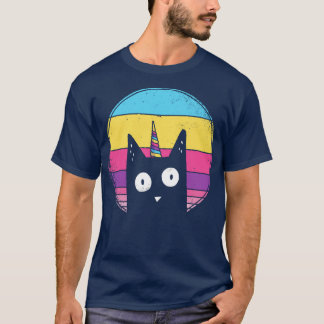 Caticorn Cute Funny Unicorn Cat Lover T-Shirt