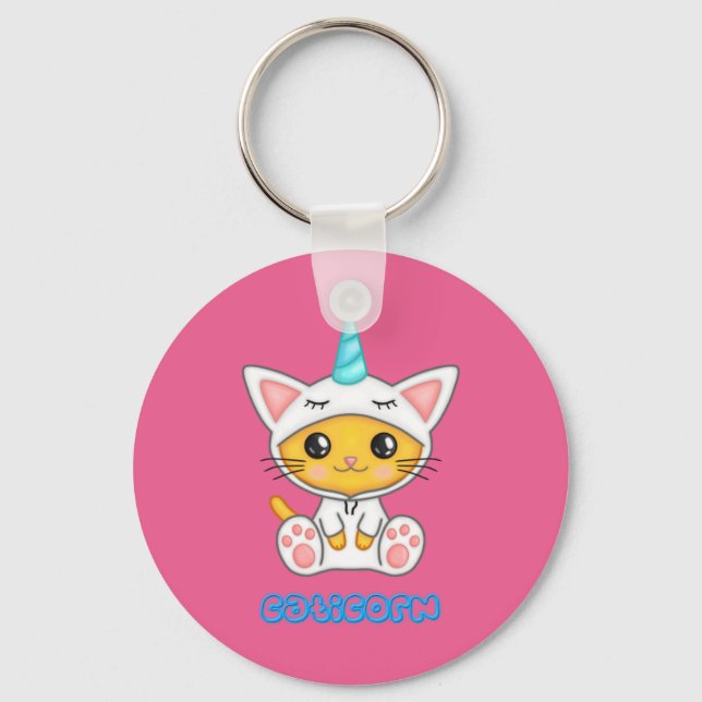 Caticorn Key Ring (Front)