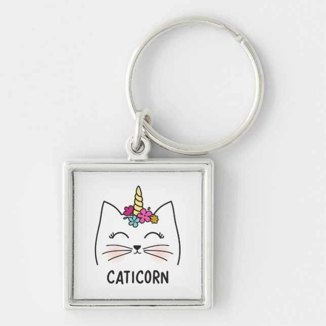 Caticorn Key Ring (Front)