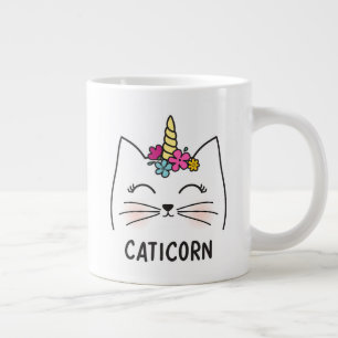 Caticorn Large Coffee Mug