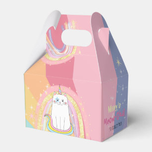 Caticorn Meow-Gical Birthday Gift Favour Box
