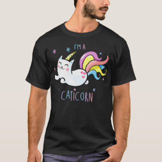 Caticorn Meowgical Rainbow  Cat Kittycorn T-Shirt
