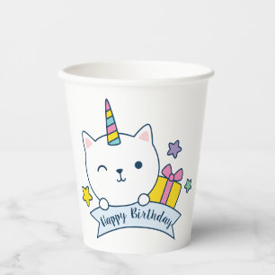 Caticorn   Paper Cups   General