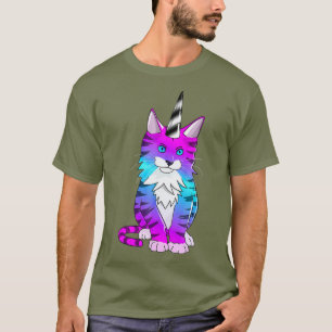 Caticorn Rainbow Meowgical Unicorn Kittycorn T-Shirt