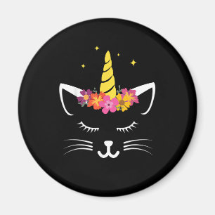 Caticorn Shirt Unicorn Cat Kittycorn I'm a Caticor Magnet