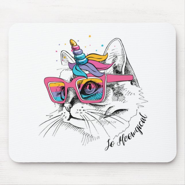 Caticorn | So Meowgical Mouse Mat (Front)
