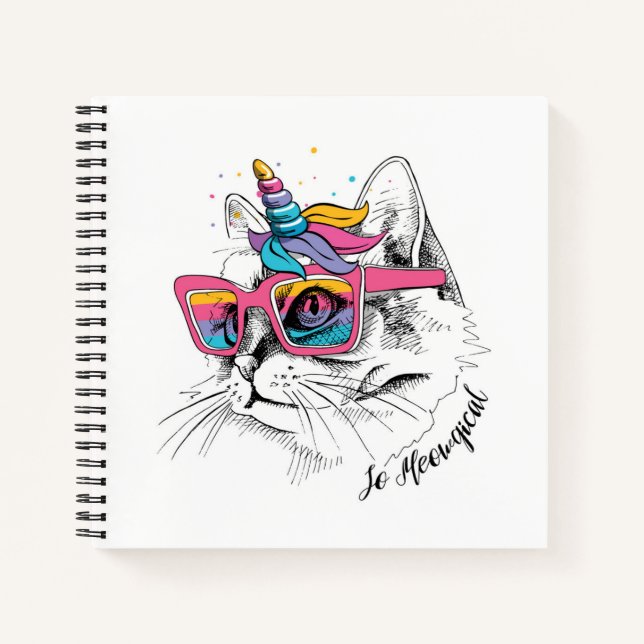 Caticorn | So Meowgical Notebook (Front)