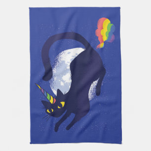 Caticorn Tea Towel