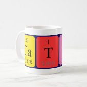 Catina periodic table name mug (Front Left)