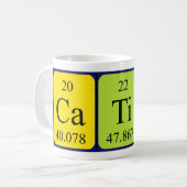 Catina periodic table name mug (Front Left)