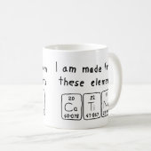 Catina periodic table name mug (Front Right)