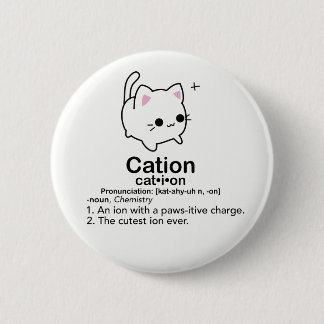 Cation 6 Cm Round Badge
