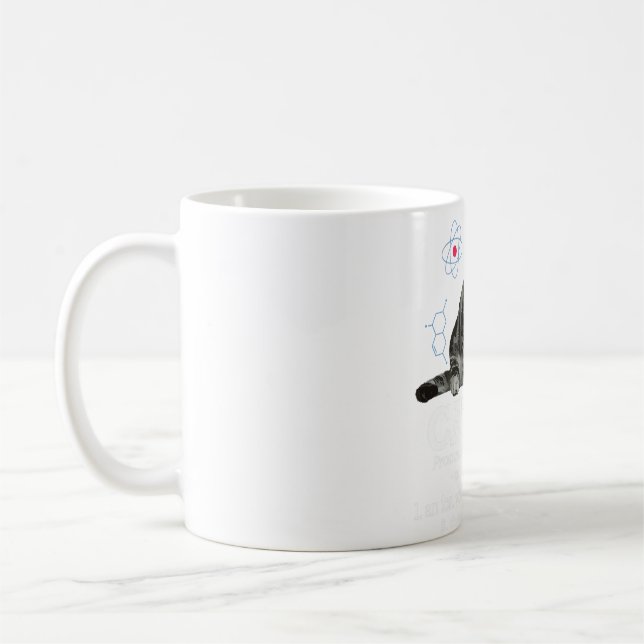Cation - Funny Chemistry Humour Science Teacher Ca Coffee Mug (Left)