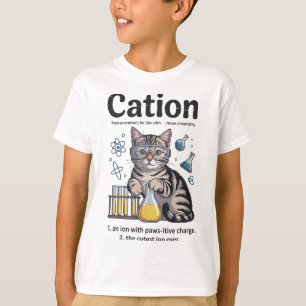 Cation Shirt Cat Science Chemistry Teacher Funny C