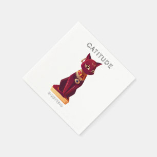 CATITUDE is everything Napkin