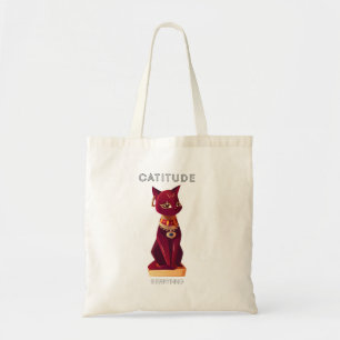 CATITUDE is everything T-Shirt Tote Bag