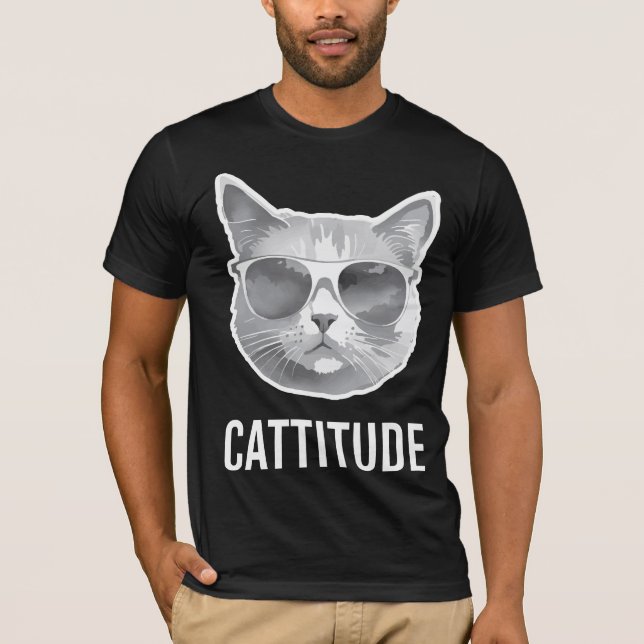 catitude  T-Shirt (Front)