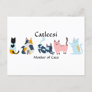 Catleesi, Mother of Cats Postcard