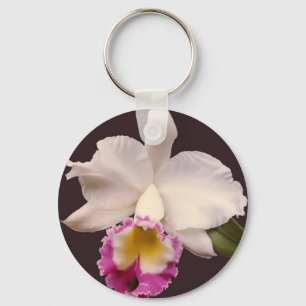 Catleya Orchid Keychain