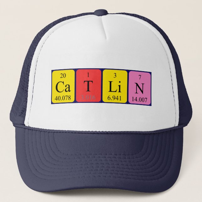Catlin periodic table name hat (Front)