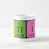 Catlin periodic table name mug (Center)