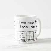Catlin periodic table name mug (Front Right)