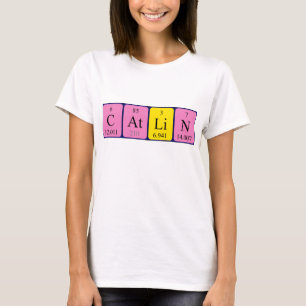 Catlin periodic table name shirt