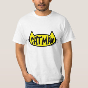 "CATMAN" Cat Head Mens Cat Lover T-Shirt