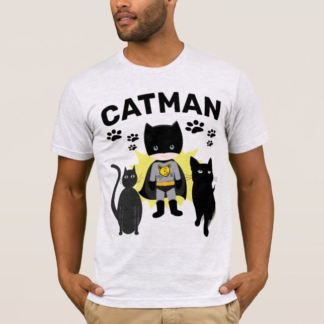 CATMAN Guys Cat T-Shirts (Front)