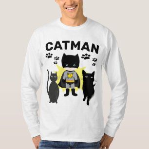 CATMAN Guys Men's Cat T-Shirts